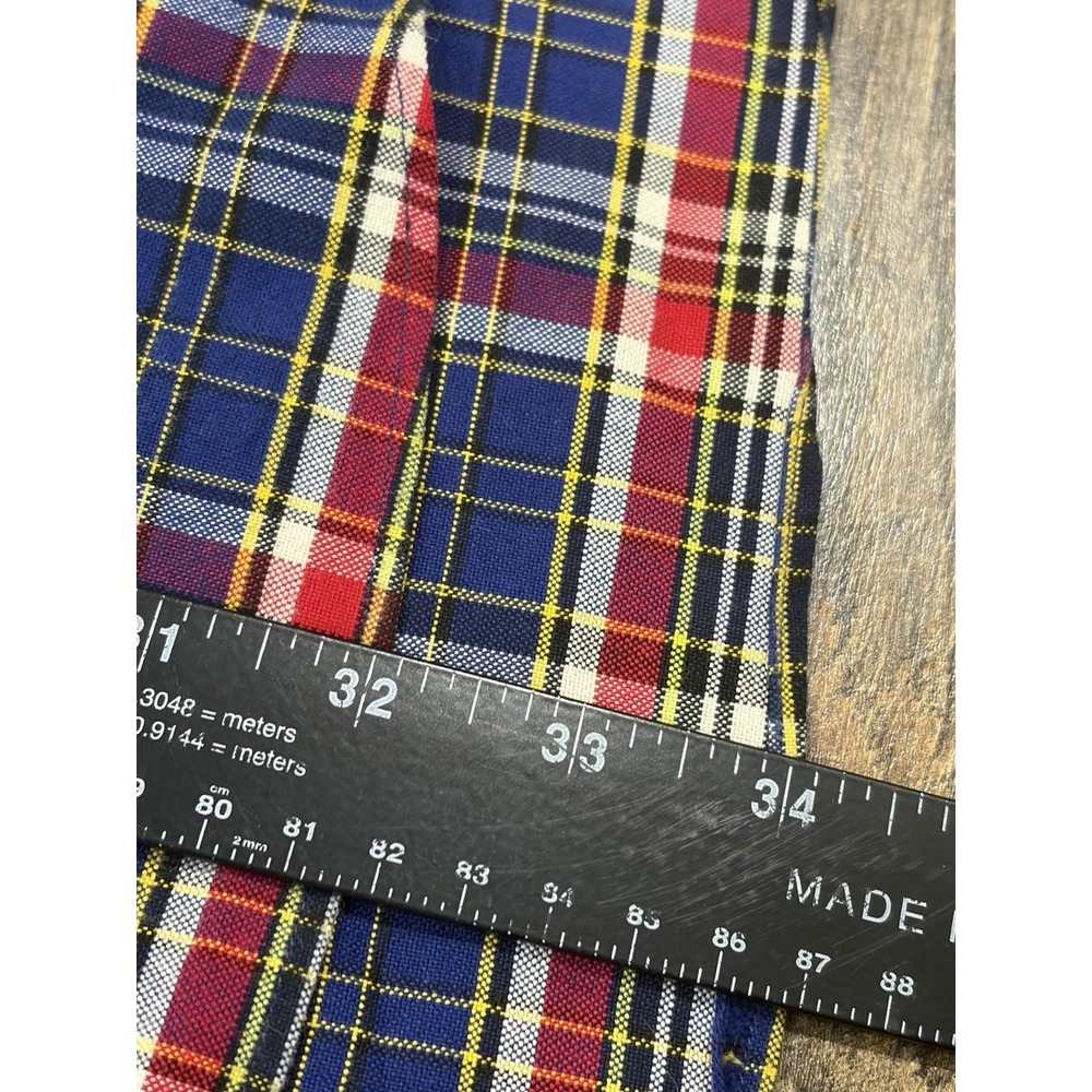 Vintage Polo Ralph Lauren Plaid Long Sleeve Button Up Big Shirt XL Blue‎ Multi - Picture 6 of 7
